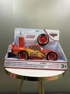 CARRO RAYO MCQUEEN BURBUJA CONTROL REMOTO