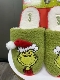 PANTUFLAS FELPUDAS GRINCH
