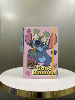 LIBRETA STITCH SNACK GLITTER