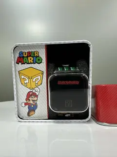 RELOJ MARIO CUADRADO NEGRO