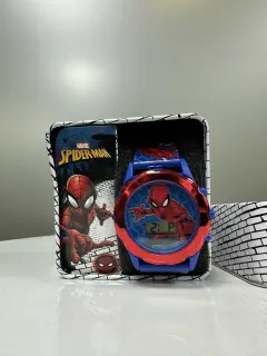 RELOJ SPIDERMAN AZUL