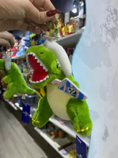 LLAVERO PELUCHE (BAG CHARMS) DINOSAURIO JURASSIC SNACK