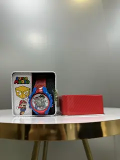RELOJ MARIO Y LUIGI ROJO