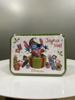 LATA GALLETA STITCH  NAVIDAD