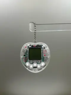 LLAVERO MASCOTA VIRTUAL HEART TRANSPARENTE