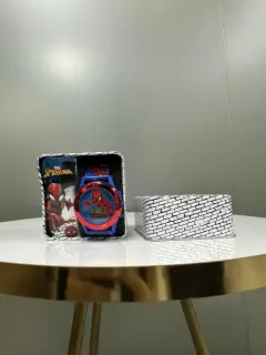 RELOJ SPIDERMAN AZUL