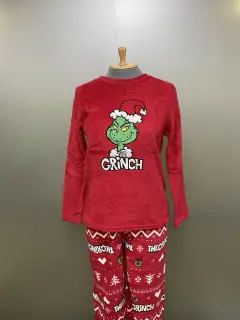 PIJAMA GRINCH ROJA