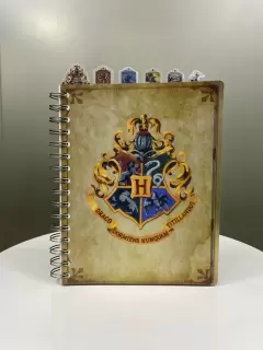 LIBRETA CON SEPARADORES ESCUDO HOGWARTS 144 PAG