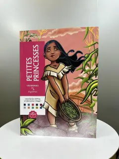 LIBRO PARA COLOREAR PORTADA POCAHONTA