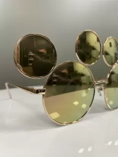 LENTES DE SOL MICKEY MONTURA DORADO