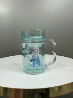 TAZA GLITTER ELSA