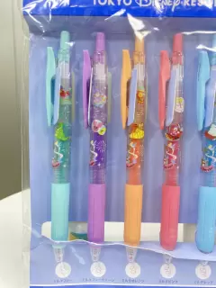 6 PACK BOLIGRAFOS DE COLORES 0.5 MM DISNEY