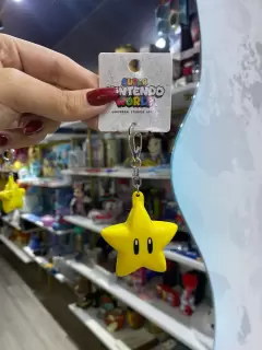 LLAVERO ESTRELLA MARIO CON LUCES