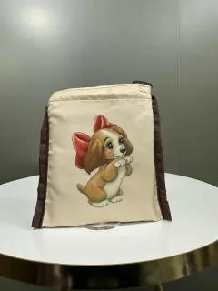 BOLSA REUTILIZABLE  DAMA Y VAGABUNDO