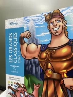 LIBRO PARA COLOREAR PORTADA HERCULES