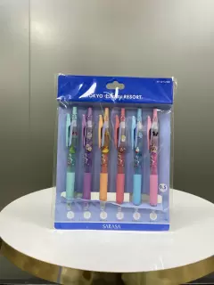 6 PACK BOLIGRAFOS DE COLORES 0.5 MM DISNEY