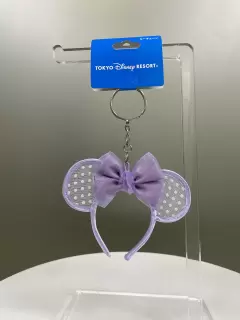 LLAVERO DIADEMA MINNIE LILA