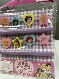 SET DE PINCHOS PARA COMIDA PRINCESAS