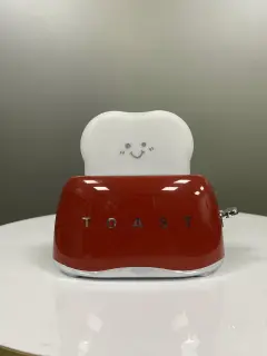 LAMPARA TOSTADA ROJA