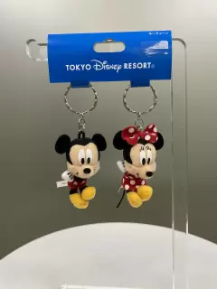 LLAVERO 2 PELUCHES MICKEY Y MINNIE