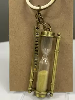 LLAVERO 3D RELOJ DE ARENA HUFFLEPUFF