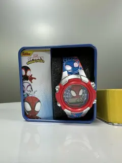 RELOJ SPIDERMAN ROJO