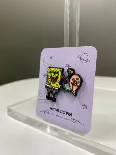 PIN BOB ESPONJA Y GARY