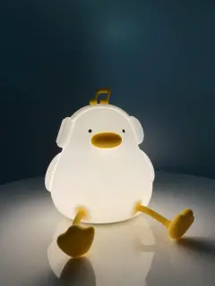 LAMPARA PATITO CON AUDIFONOS
