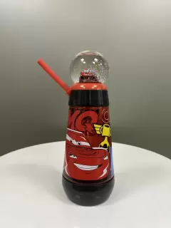VASO CON PITILLO GLOBO CARS