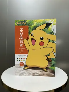 LIBRO PARA COLOREAR PORTADA PIKACHU