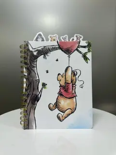 LIBRETA WINNIE CON SEPARADORES 96 PAG