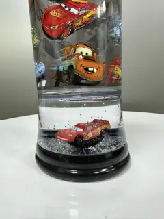 BOTELLA CON PITILLO GOMA GLITTER CARS